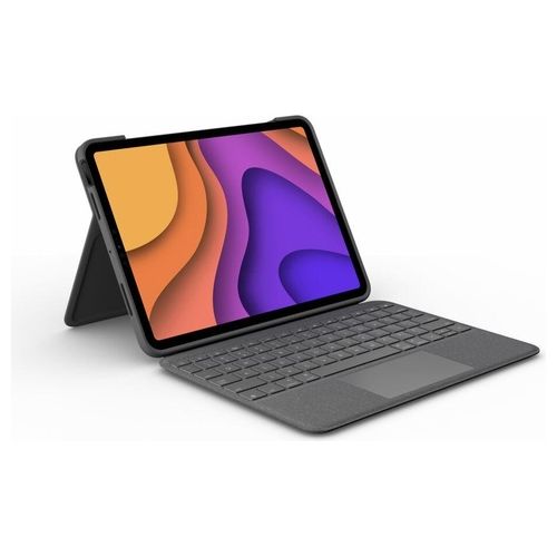 Logitech Folio Touch Grigio Smart Connector QWERTZ Svizzere