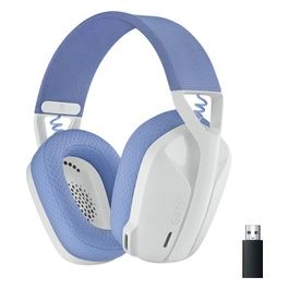 Logitech G G435 Cuffia Padiglione Auricolare Bluetooth Blu/Bianco