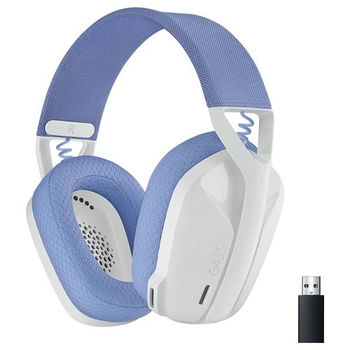 Logitech G G435 Cuffia Padiglione Auricolare Bluetooth Blu/Bianco