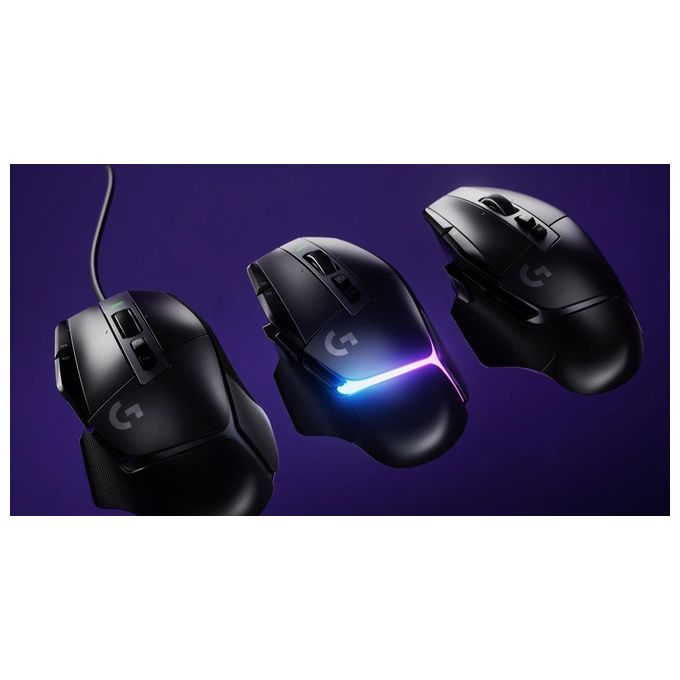 Logitech G G502 X LIGHTSPEED Mouse Gaming Wireless con Switch Ottico-Meccanici Ibridi LIGHTFORCE Bianco