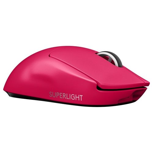 Logitech G PRO X SUPERLIGHT Mouse Gaming Wireless Sensore HERO 25K 5 Tasti Programmabil Compatibile con PC e Mac