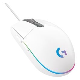 Logitech G203 LIGHTSYNC Mouse Gaming con Illuminazione RGB Personalizzabile 6 Pulsanti Programmabili Bianco