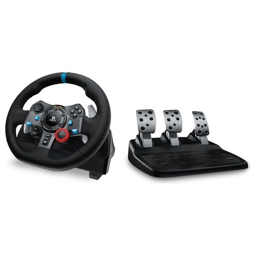 Logitech G29 Driving Force Sterzo e Pedali per Playstation 3/PlayStation 4 Nero