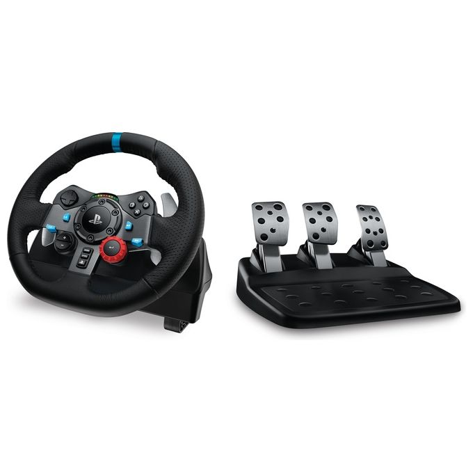 Logitech G29 Driving Force Sterzo e Pedali per Playstation 3/PlayStation 4 Nero