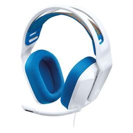 G335 Cuffie Gaming Cablate Microfono Flip to Mute Jack Audio da 3.5mm Bianco
