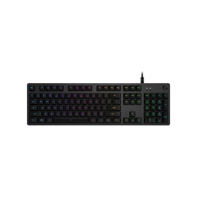 Logitech G512 Carbon Lightsync Tastiera Gaming Meccanica Switch Meccanici GX Brown Nero