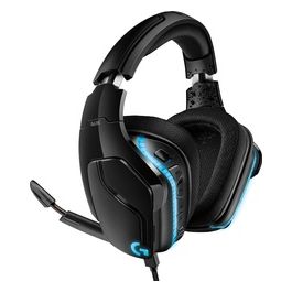 Logitech G635 Cuffie con Microfono per Gaming Audio Surround 7.1 Wired Lyght Sync RGB Nero