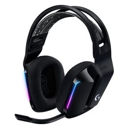 G733 Lightspeed Cuffia Wireless con Microfono Gaming con Fascia per la Testa a Sospensione Lightsync RGB Tecnologia Microfono Blue Voice e Driver Audio Pro-G Nero