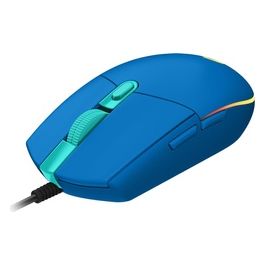 Logitech Gaming Mouse G102 LIGHTSYNC Mouse per Destrorsi Ottica 6 Pulsanti Cablato Usb Blu