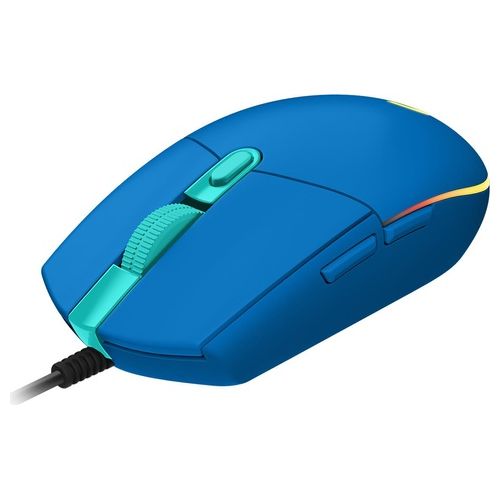 Logitech Gaming Mouse G102 LIGHTSYNC Mouse per Destrorsi Ottica 6 Pulsanti Cablato Usb Blu