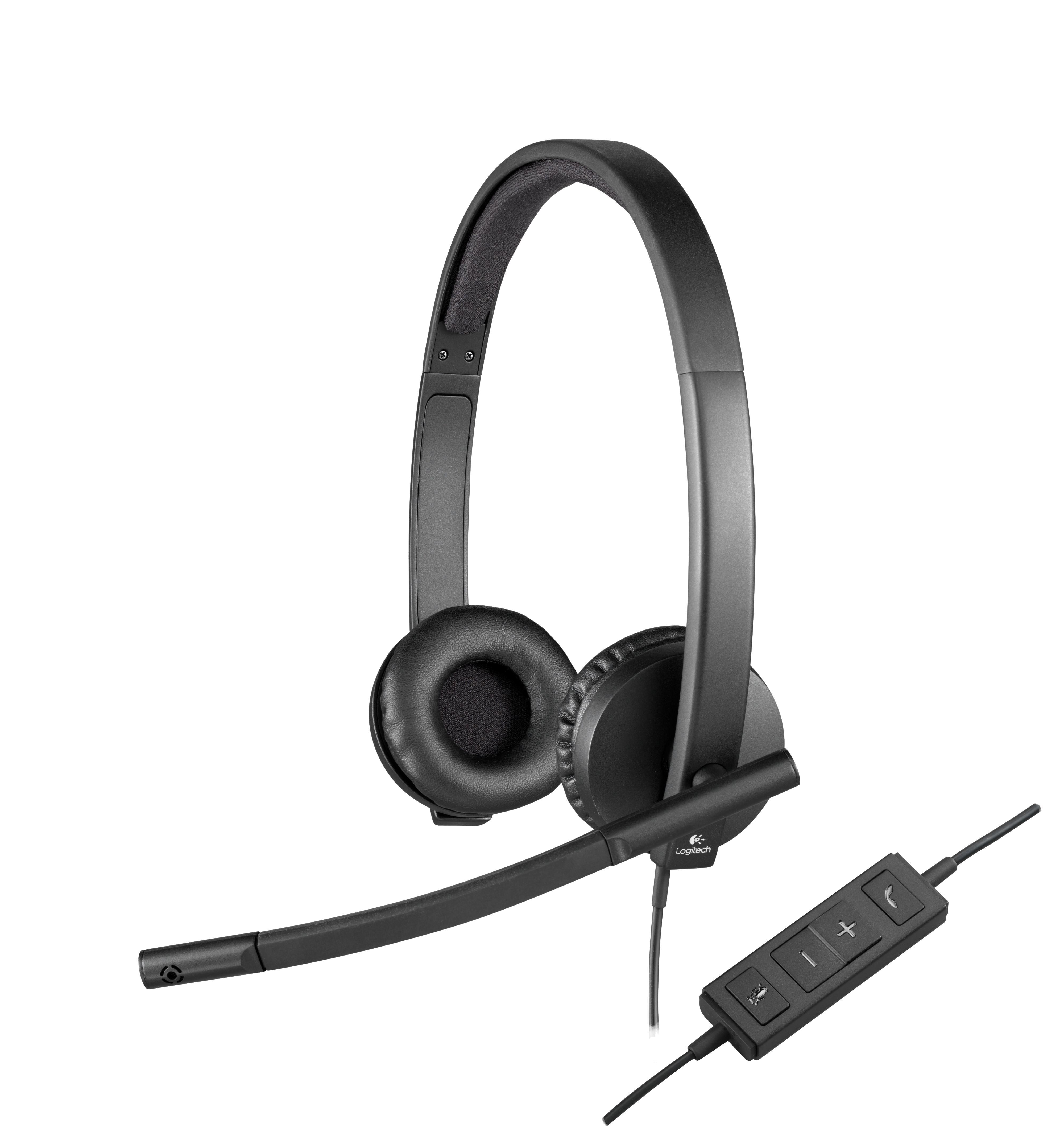 Logitech H570e Cuffie con Microfono USB Cancellazione di | Yeppon