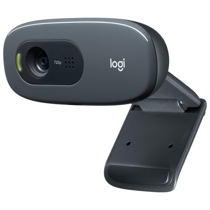 Logitech C270 Webcam HD Videochiamate HD Widescreen, Correzione Automatica