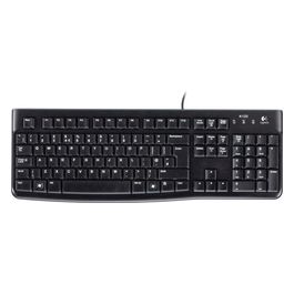 Logitech K120 Corded Keyboard Tastiera Usb Qwertz Ceco Nero