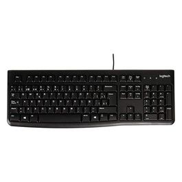 Logitech K120 Tastiera Cablata per Windows Spagnolo Nero