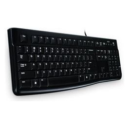 Logitech K120 Tastiera USB QWERTZ Svizzere Nero