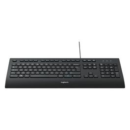 Logitech K280e Tastiera USB QWERTZ Svizzere Nero