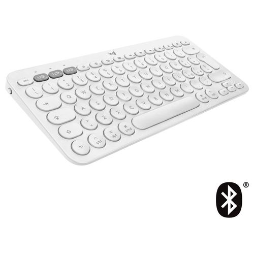 Logitech K380 per Mac Tastiera Bluetooth Qwerty Italiano Bianco