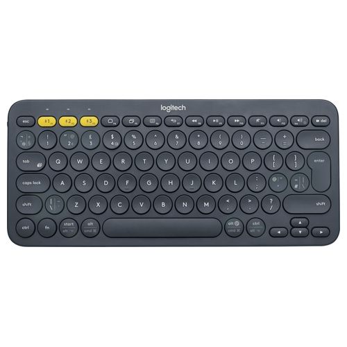 Logitech K380 Multi-Device Bluetooth Keyboard Tastiera Bluetooth Spagnola Nero