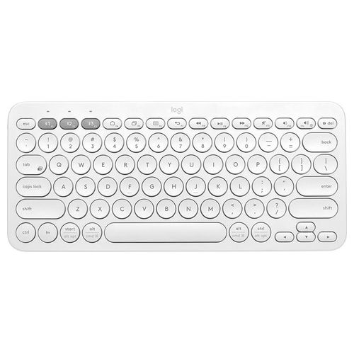 Logitech K380 Tastiera Bluetooth Qwerty Us International Bianco
