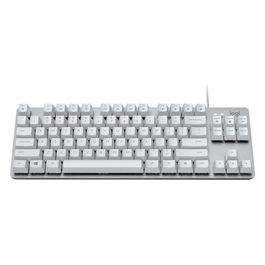 Logitech K835 TKL Tastiera Usb TTC Red Bianco/Argento