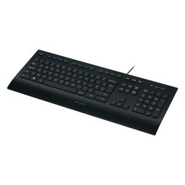 Logitech KBD K280e Tastiera for Business USB QWERTZ Tedesco Nero