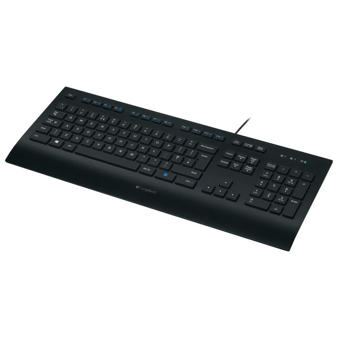 Logitech KBD K280e Tastiera for Business USB QWERTZ Tedesco Nero