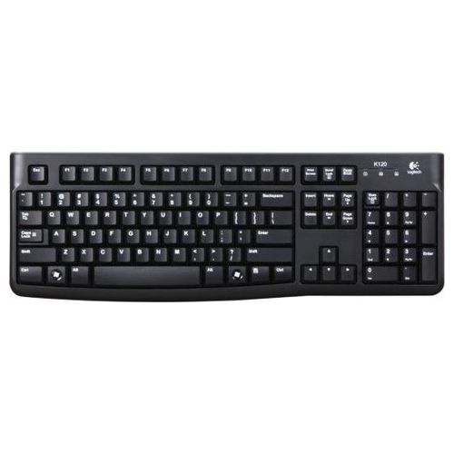 Logitech Keyboard K120 for Business Tastiera Usb Nordic Nero