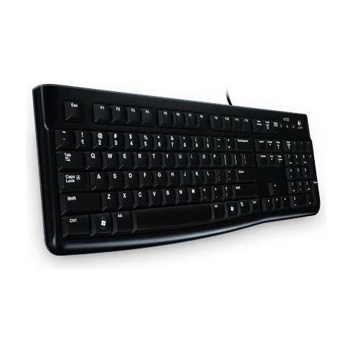 Logitech Keyboard K120 for Business Tastiera Usb Ucraino Nero