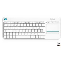 Logitech Keyboard Wireless k400 plus Bianca