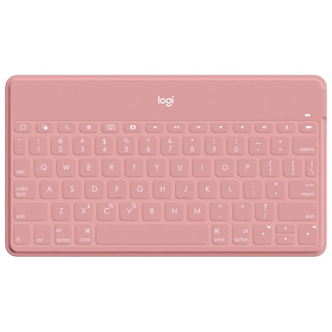 Logitech Keys-To-Go Tastiera Sottile e Leggera Rosa Bluetooth Italiano