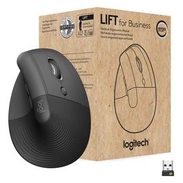 Logitech Lift For Business Mouse Mano Destra Wireless A Rf  Bluetooth Ottico 4000 Dpi