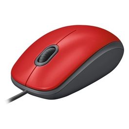M110 Mouse Ambidestro USB tipo A Ottico 1000 DPI Rosso