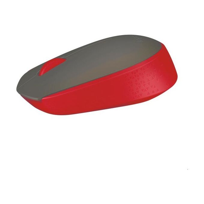 Logitech M171 Mouse Wireless Rosso