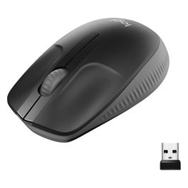 Logitech M190 Mouse Rf Wireless Ottico 1000 Dpi Ambidestro Nero