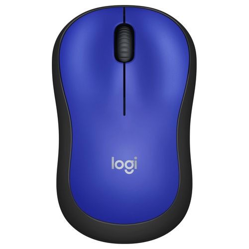 Logitech M220 Mouse Wireless, Pulsanti Silenziosi, 1000 DPI Ambidestro PC/Mac/Laptop, Blu