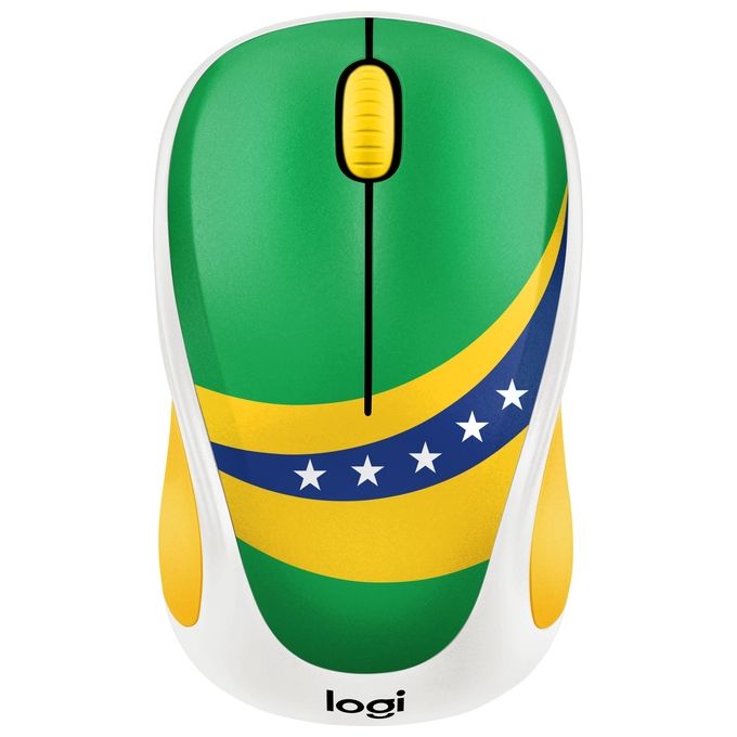 Logitech M238 Fan Collection Mouse Ottica 3 Pulsanti senza fili 2.4 GHz Ricevitore Wireless Usb Brasile