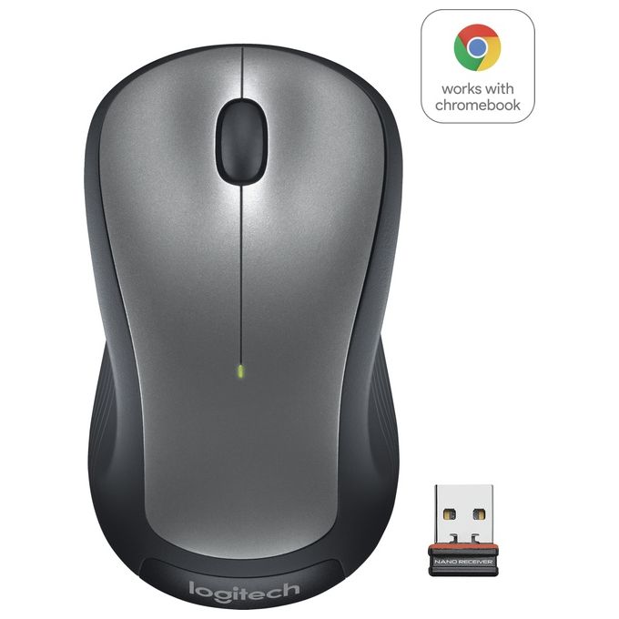 Logitech M310 Mouse Rf Wireless ottico 1000 Dpi Ambidestro
