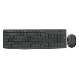 Logitech MK235 Tastiera e Mouse Incluso RF Wireless Portoghese Grigio