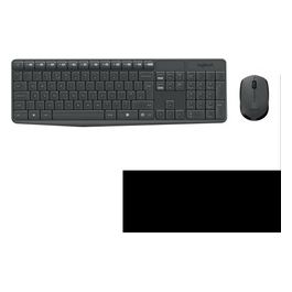 MK235 Wireless Combo Kit Tastiera e Mouse QWERTY Tastiera Italiana Nero/Antracite