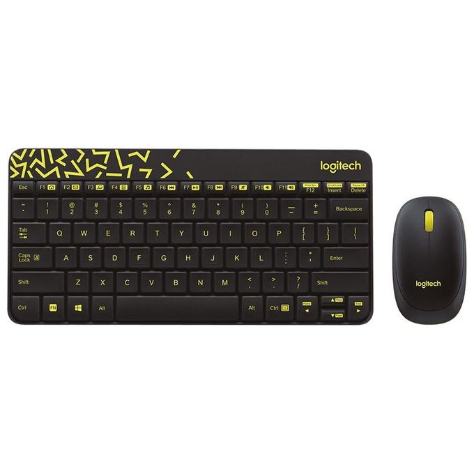 Logitech MK240 Nano Wireless Keyboard And Mouse Combo Tastiera Rf Wireless Slovacco Nero