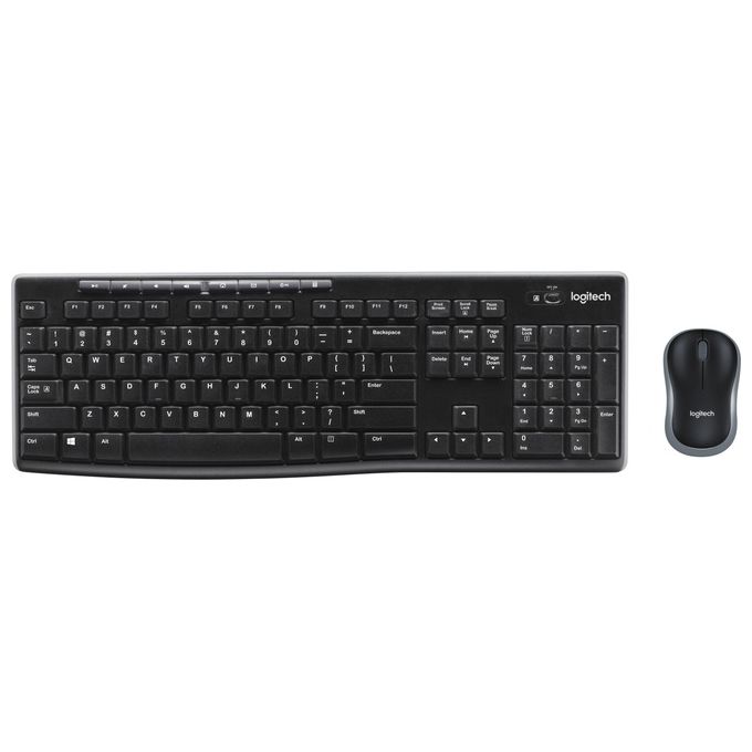 Image of Logitech MK270 Tastiera RF Wireless AZERTY Francese Nero