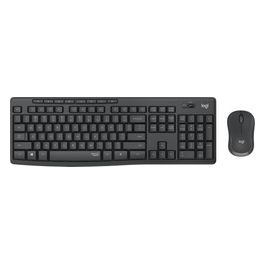 Logitech MK295 Silent Wireless Combo Tastiera Mouse Incluso Usb Qwertz Tedesco Grafite