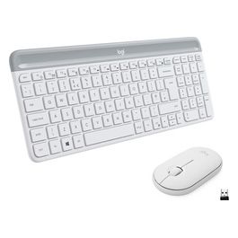 Logitech MK470 Slim Wireless Combo Tastiera Rf Wireless Italiano Bianco