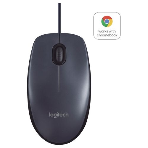 Logitech Mouse B100 Black For Business