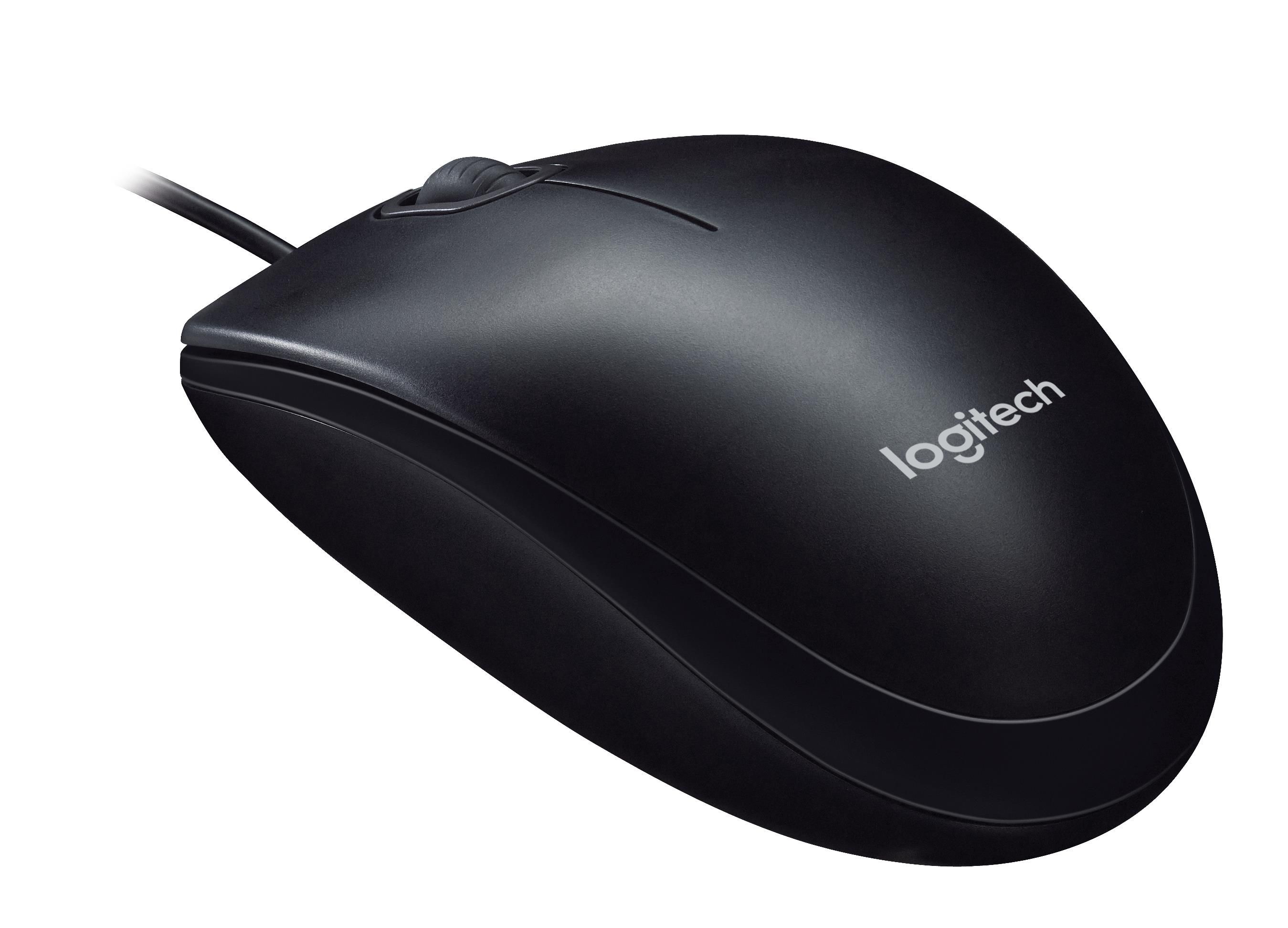 Logitech M90 Mouse USB Cablato, 1000 DPI, Mouse Ambidestro