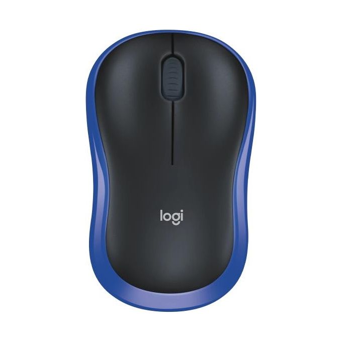 Logitech Mouse Wireless M185 Blu