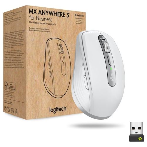 Logitech MX Anywhere 3 for Business Mouse Mano Destra Wireless a RF + Bluetooth Laser 4000 DPI