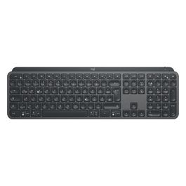 MX Keys Advanced Wireless Illuminated Keyboard Tastiera Retroilluminata Bluetooth 2.4GHz QWERTZ Tedesca Grafite