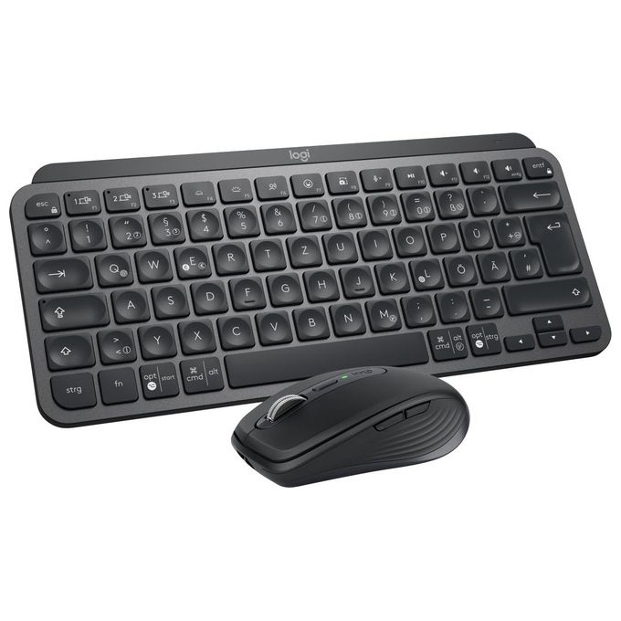 Logitech MX Keys Mini Combo for Business - keyboard and mouse set - QWERTZ - German - graphite