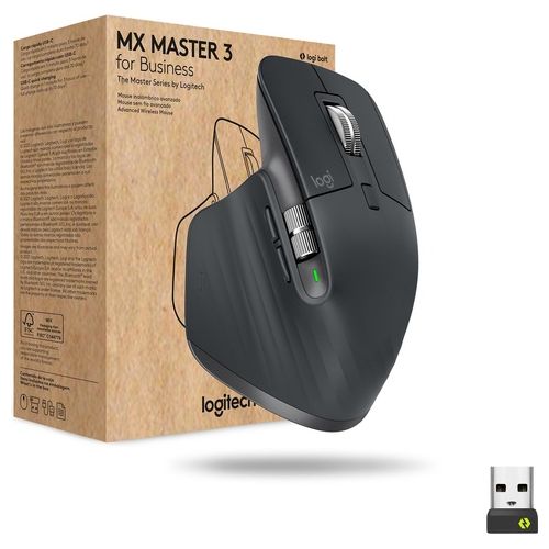 Logitech Mx Master 3 For Business Mouse Wireless A Rf + Bluetooth Laser 4000 Dpi